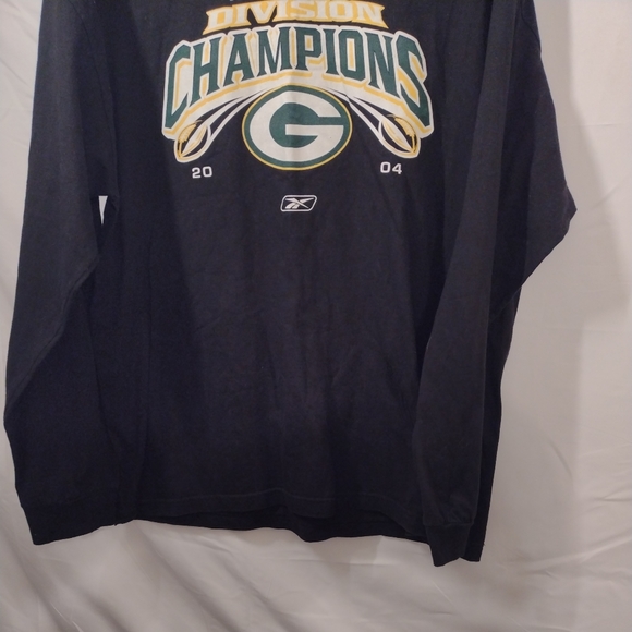 Vintage 2004 NFL Playoffs NFC North Division Champions Green Bay Long Sleeve XL. - Picture 4 of 11